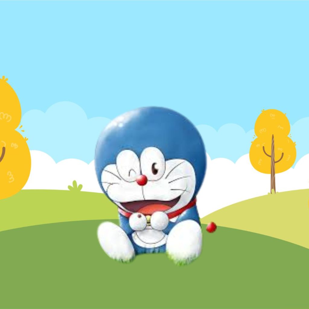 Playful Doraemon DP for WhatsApp
