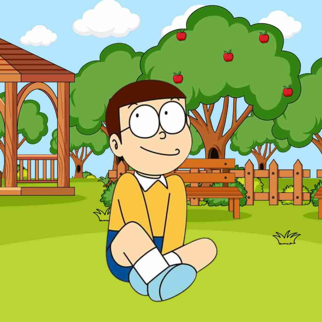 Playful Nobita DP for WhatsApp