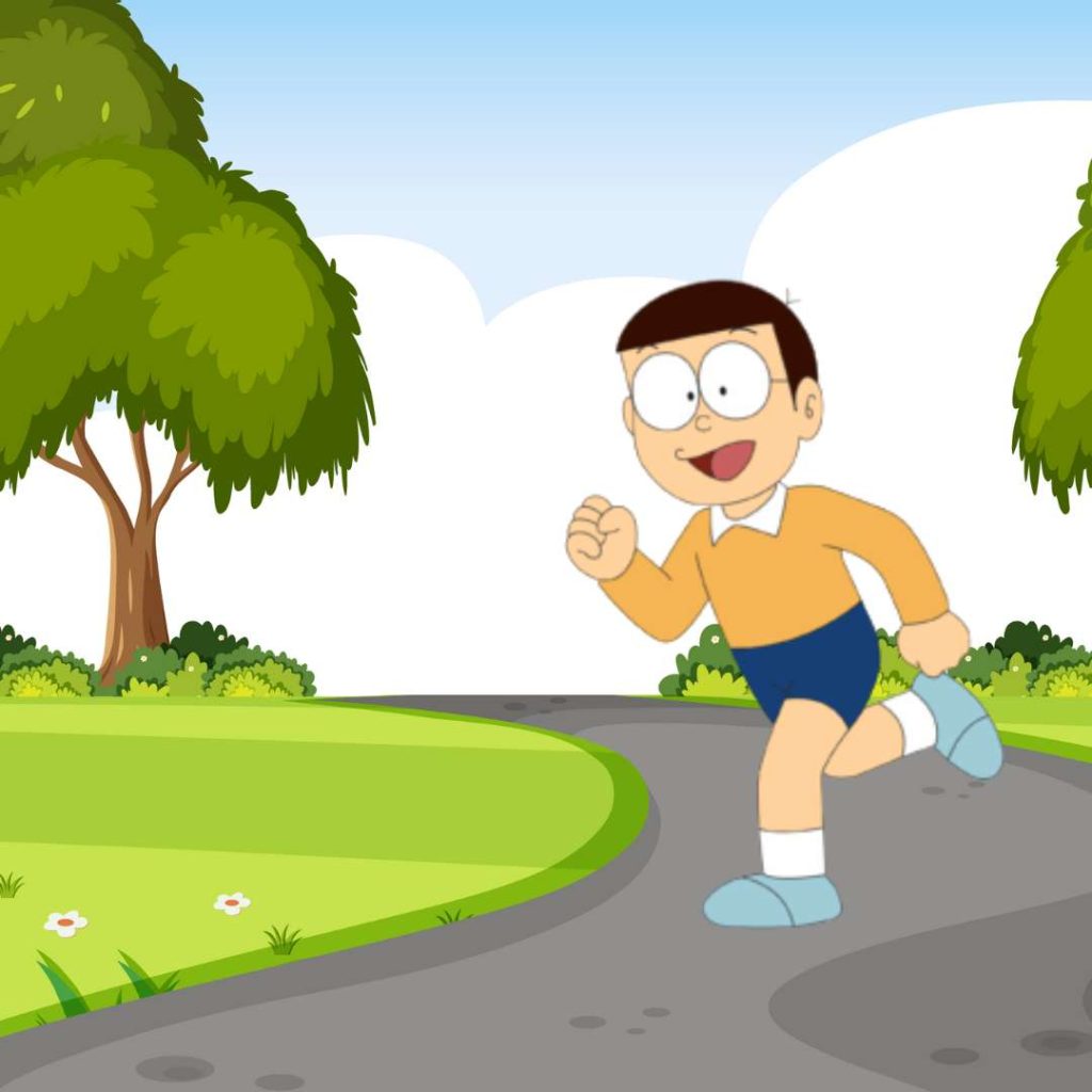 Playful Nobita DP for WhatsApp