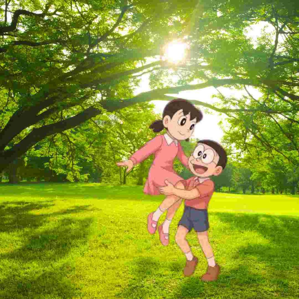 Playful Nobita DP for WhatsApp