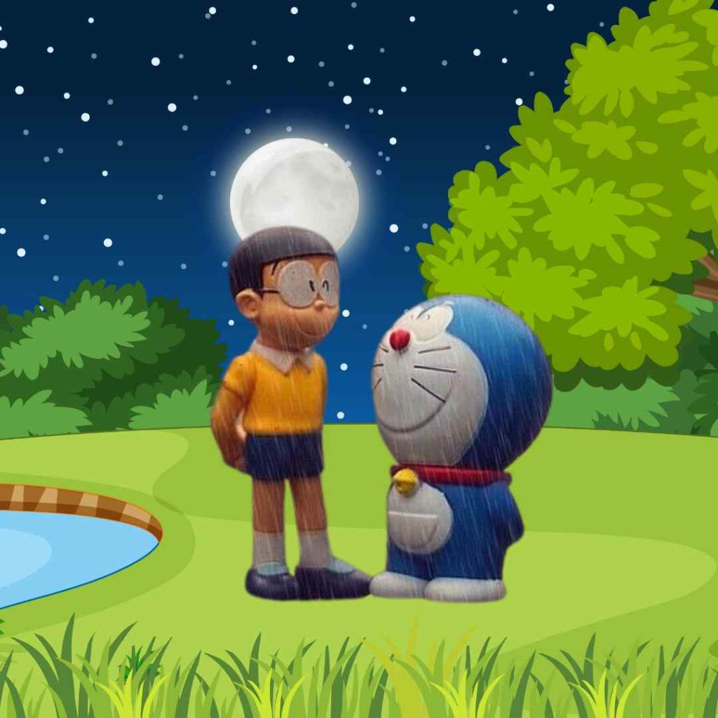 Playful Nobita DP for WhatsApp