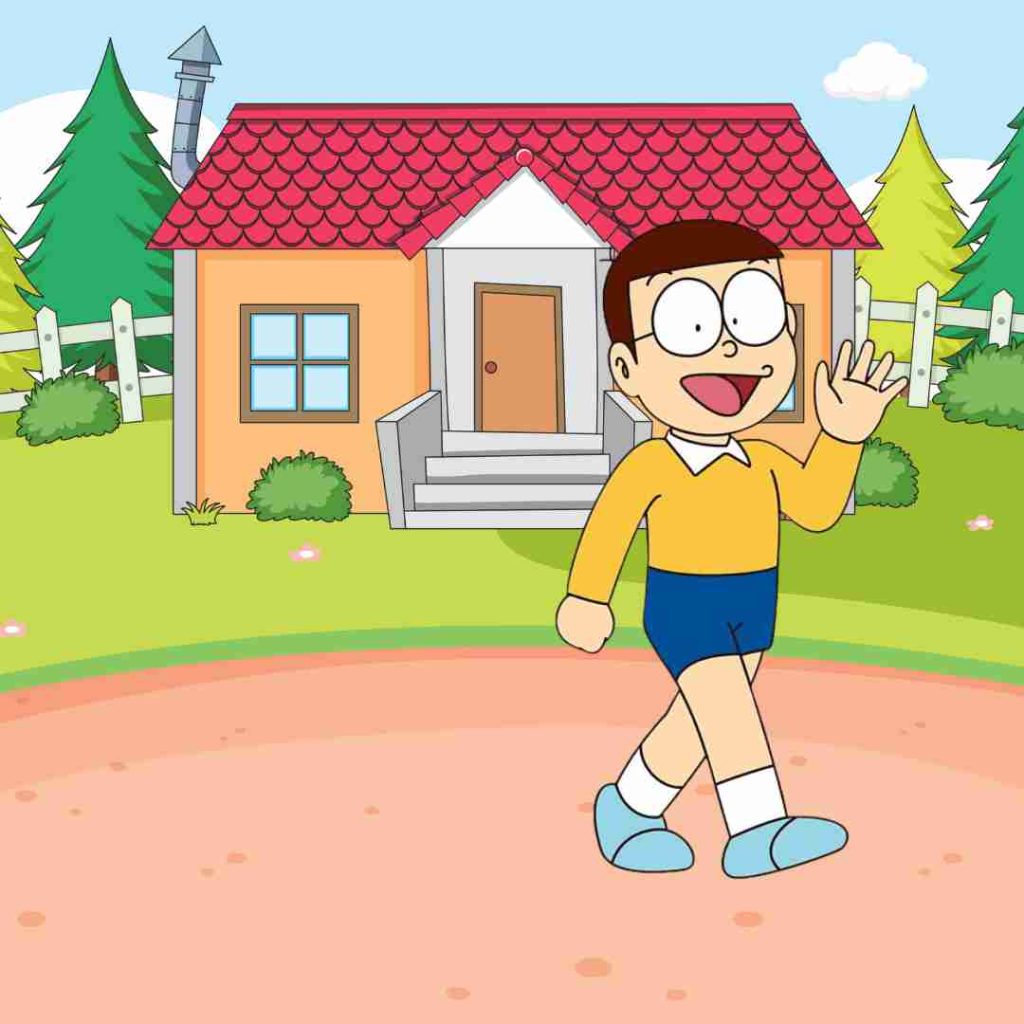 Playful Nobita DP for WhatsApp