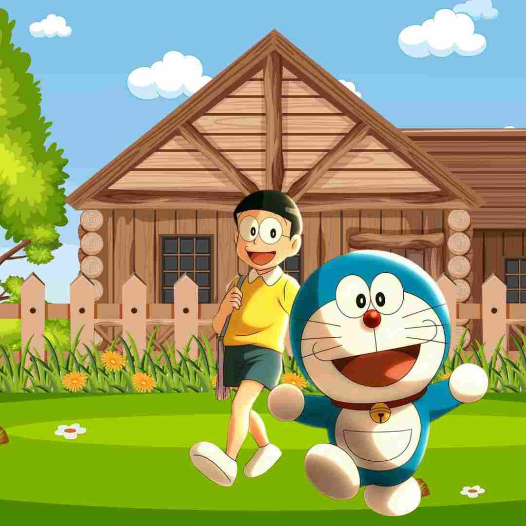 Playful Nobita DP for WhatsApp